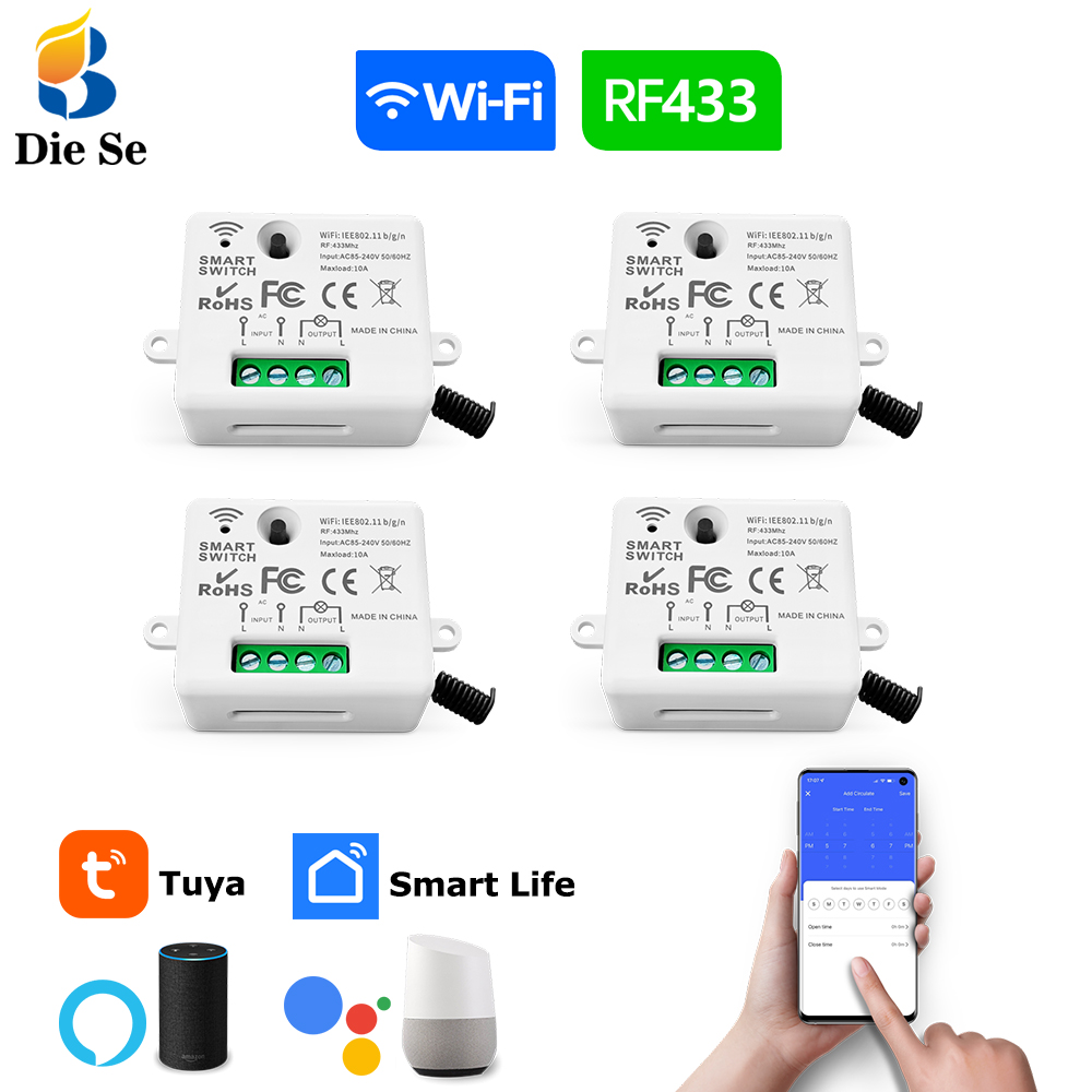 Home Improvement Years - Tuya WiFi Smart Lichtschalter 433 MHz