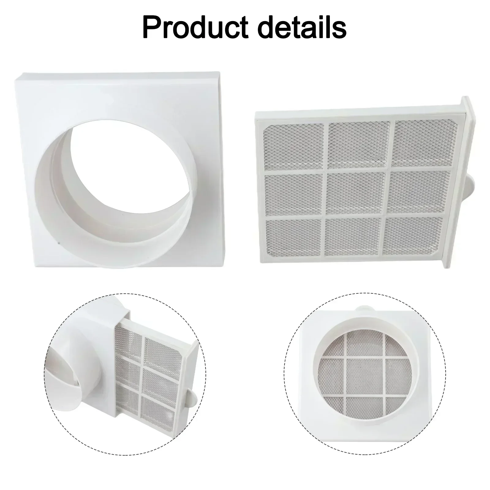 Home Improvement Stores - Kanal-Luftfilter-Belüftung für PVC- und PE-Rohr, Aluminiumfolienrohr,