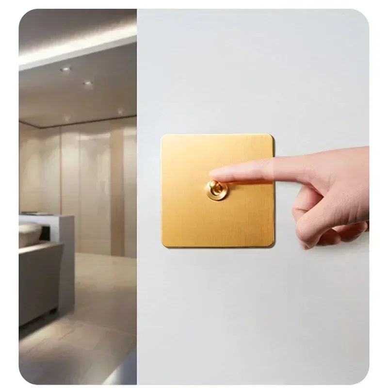 Wandleuchte Kippschalter Gold  – Home Improvement Years Bewertung und Preis