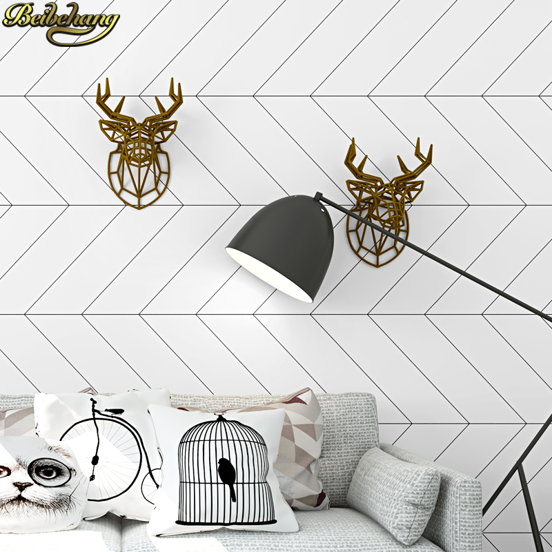 Beibehang Nordic stil schwarz  – Home Improvement Stores Bewertung und Preis