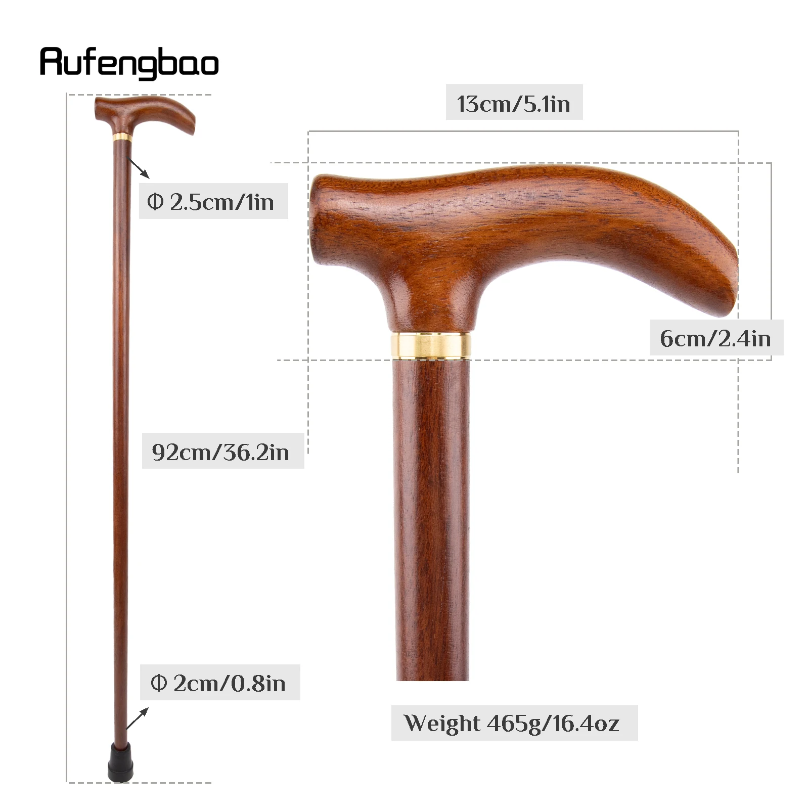 Brauner Holz-Einzelgelenk, mod – Wood Filler Stick Bewertung und Preis